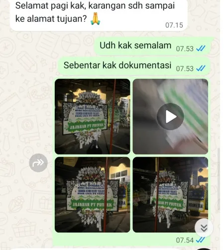 Pengiriman Papan Bunga Selamat Radio Dalam