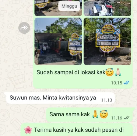 Pengiriman Papan Bunga Duka Radio Dalam