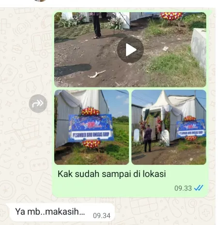 Pengiriman Karangan Bunga Radio Dalam