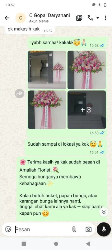 Pengiriman Karangan Bunga Radio Dalam